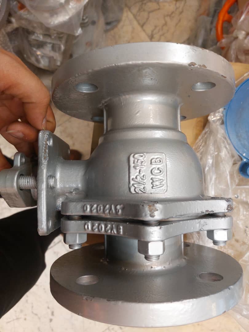 شیر توپی  "8 اینچ کلاس 150 فولاد ریختگی