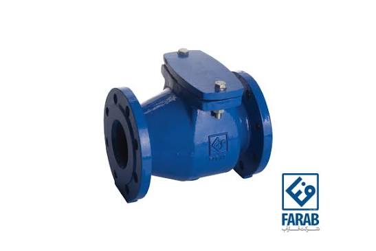شیر یکطرفه زبانه لاستیکی PN16 F6 فاراب